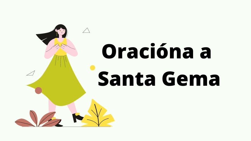 oracion a santa gema